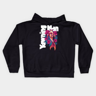 Yawning Man Kids Hoodie